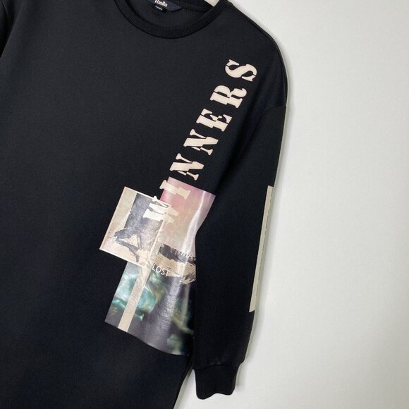 Puella Defriend Streetwead Dress Women’s Size Small Black Scuba - Picture 3 of 10